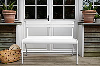 Luxembourg 2/3 Seater Bench with Backrest