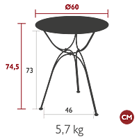 Airloop Table D60cm