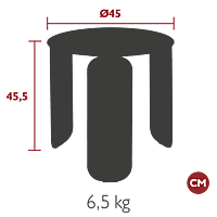 Bebop Low Table D45cm