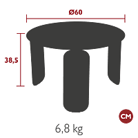 Bebop Low Table D60cm