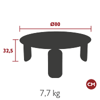 Bebop Low Table D80cm