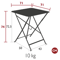 Bistro Table 71x71