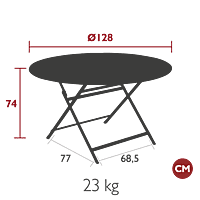 Caractere Table D128