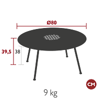 Lorette Low Table D80