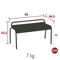 Luxembourg Compact Bench