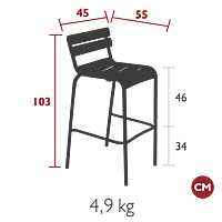 Luxembourg Bar Chair