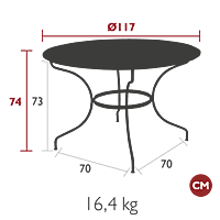 Opera+ Table D117