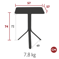 Rest'o Table 57x57