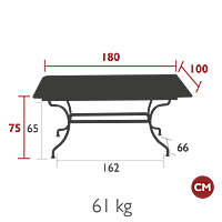 Romane Table 180x100