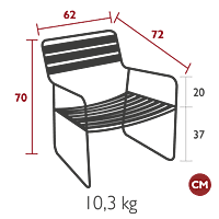 Surprising Teak Low Armchair