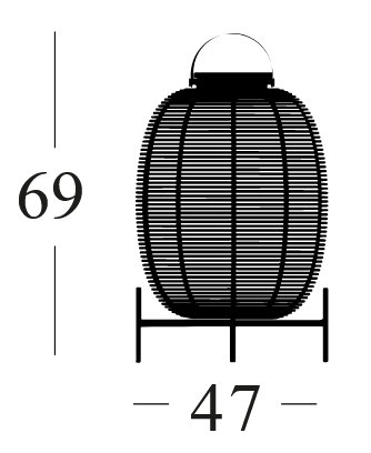 Tika Solar Lantern Steel Base