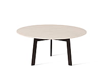 Groove Coffee Table 72cm Carrara Marble