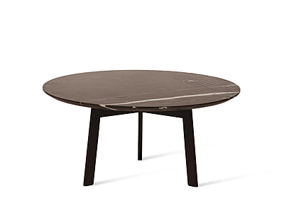 Groove Coffee Table 72cm Nero Marble