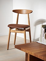 Teo Dining Chair Natural Oak