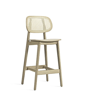 Titus Counter Stool Natural Oak