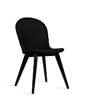 Yann Dining Chair Black Wood Base