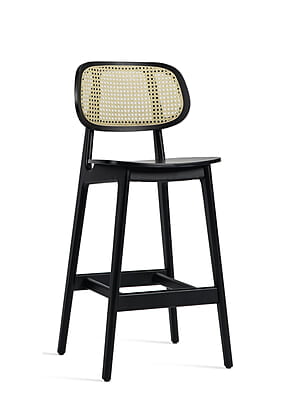 Titus Counter Stool Black Stained Oak