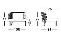 Kodo Modular 1 Seater Right