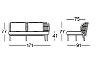 Kodo Modular 2 Seater Left