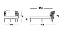 Kodo Modular Chaise Longue Left