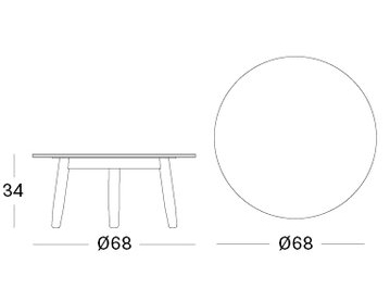 David Round Coffee Table