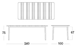 Leo Dining Table 240x100