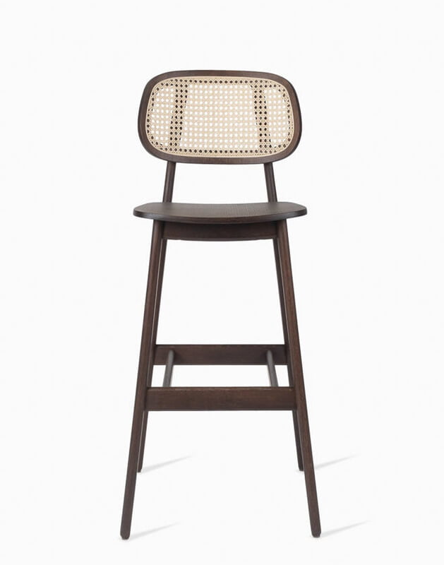 Titus Bar Stool Tobacco Stained Beech